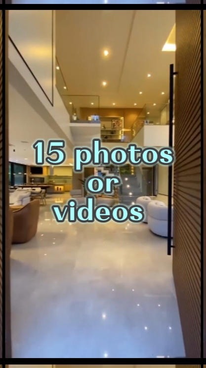 15 fotos ou vídeos 