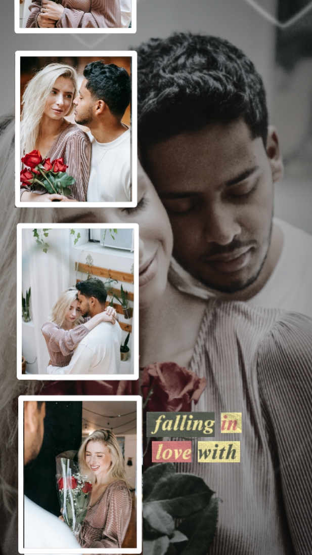Collage de pareja