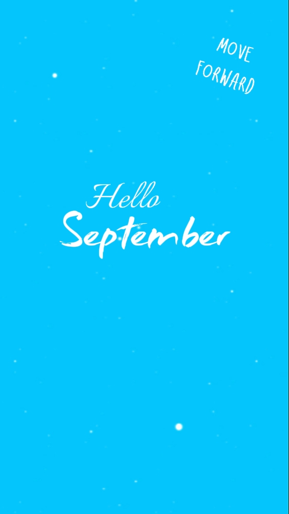 Bonjour septembre