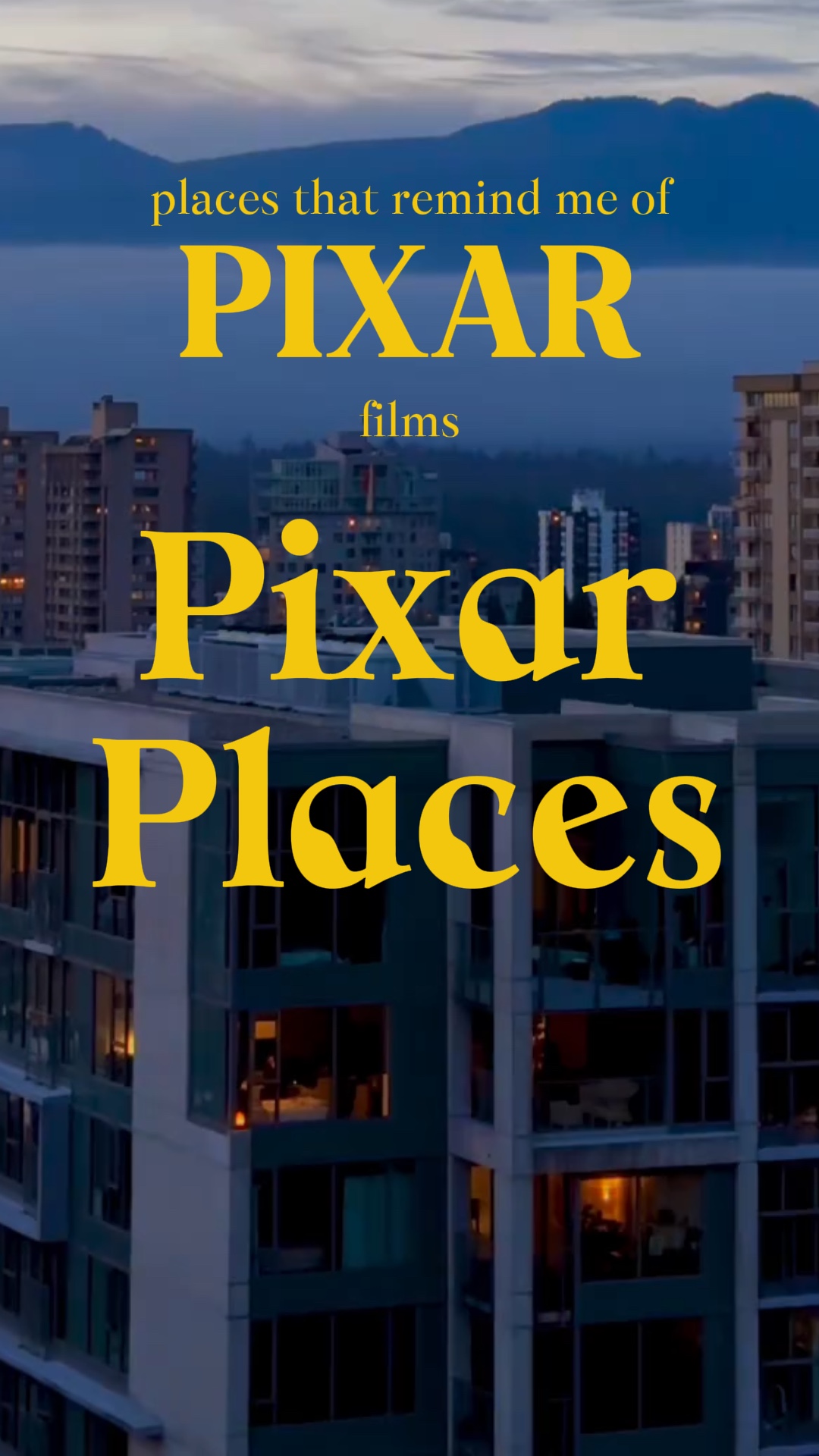 Lugares de Pixar