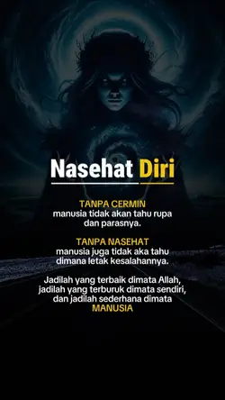 Nasihat diri
