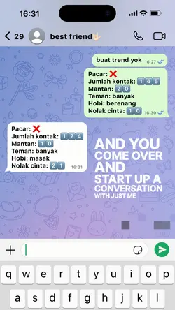 Trend sama bestie