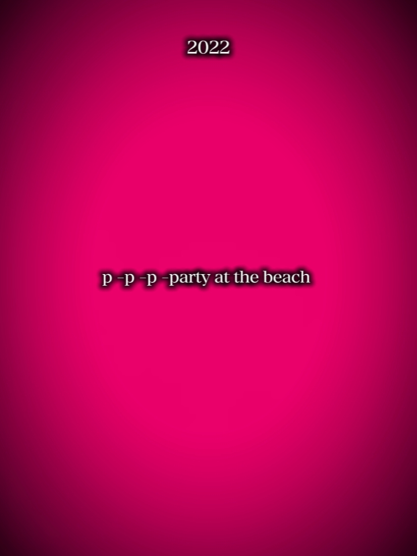 Fiesta en la playa 