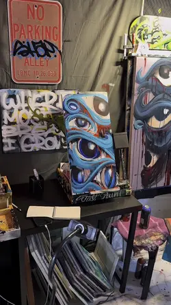 Slow fast art proces