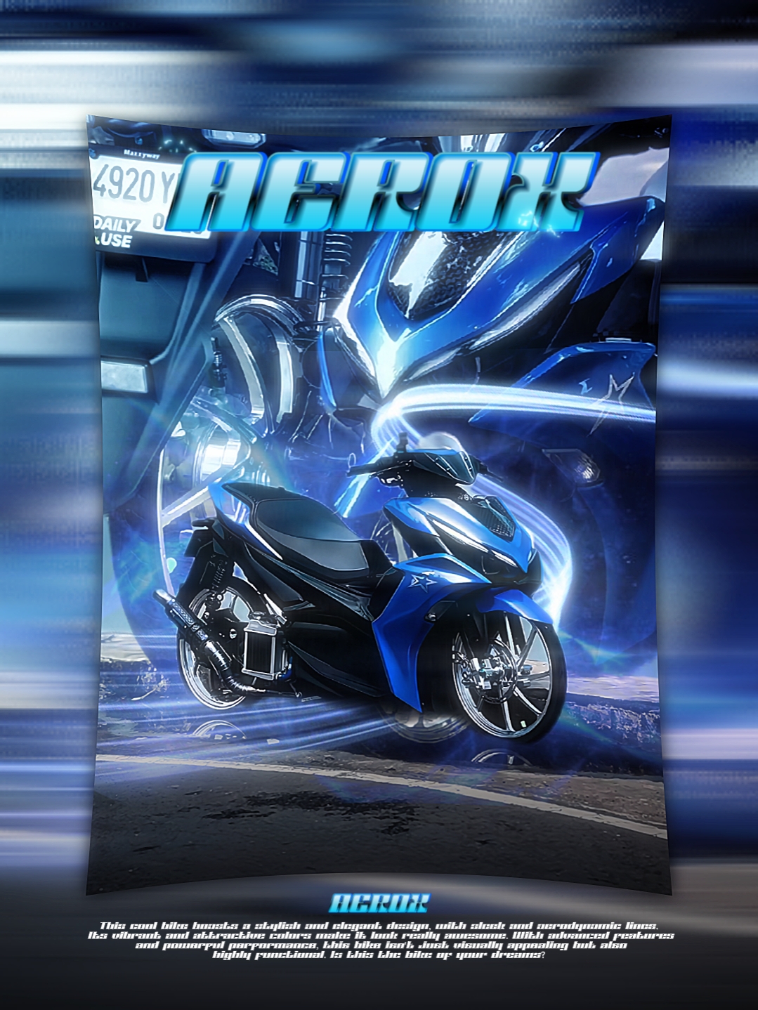 poster motor kece 