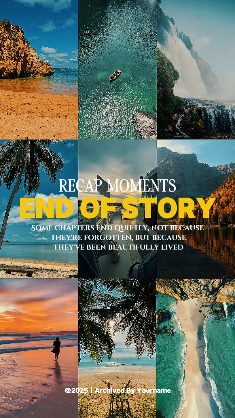 Moments récapitulatifs de voyage