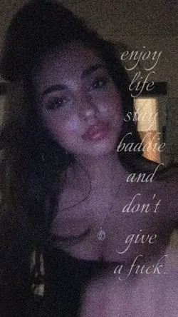 Stay baddie 