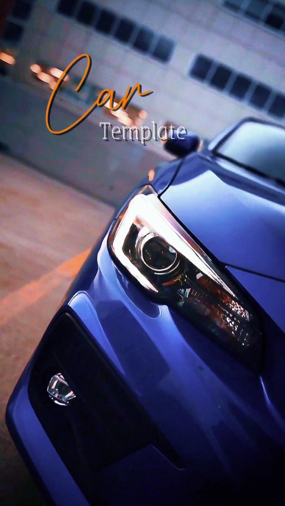 CAR TEMPLATE