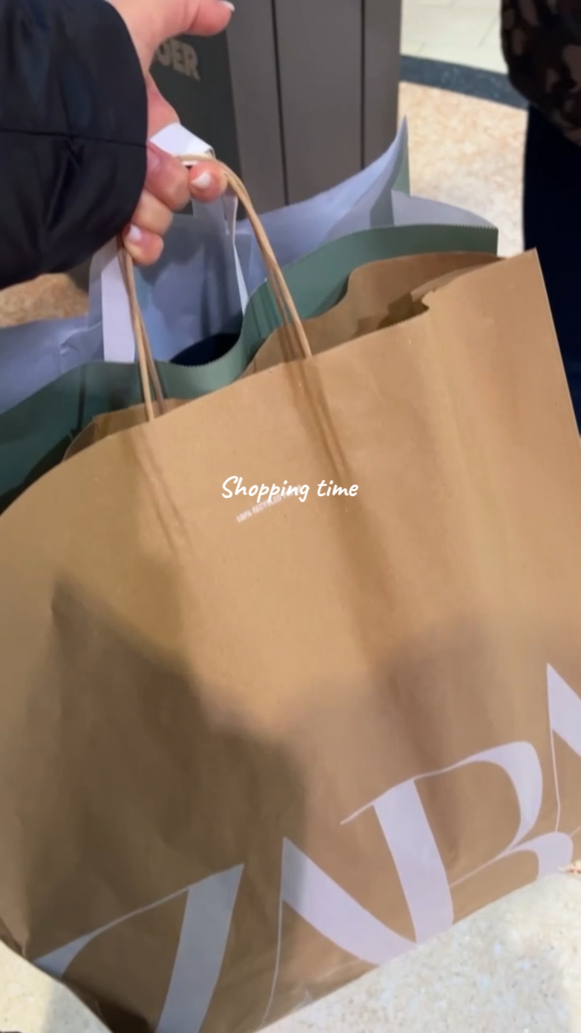 l'heure du shopping 