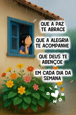Bom dia Feliz Semana
