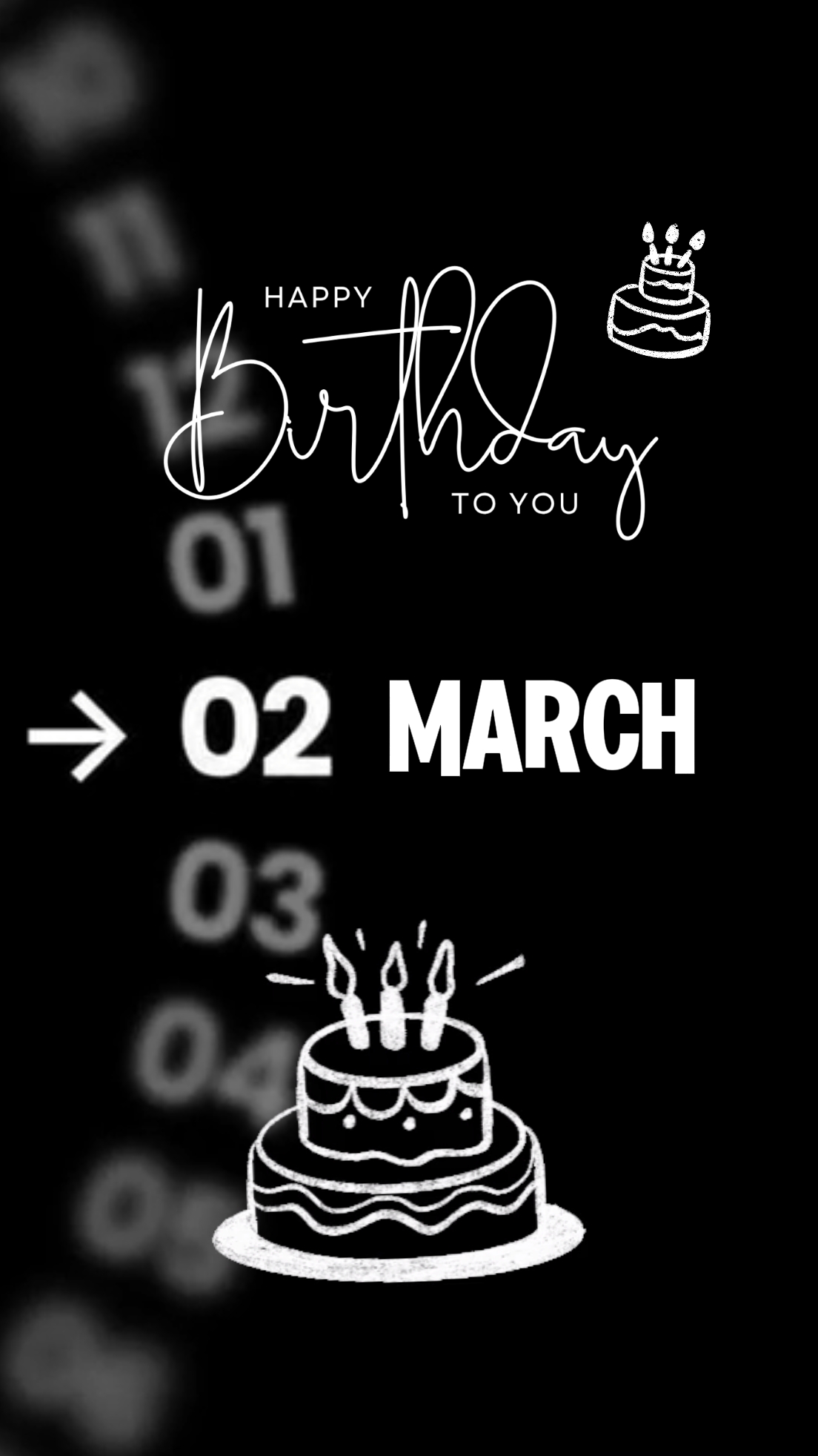 ANNIVERSAIRE LE 02 MARS
