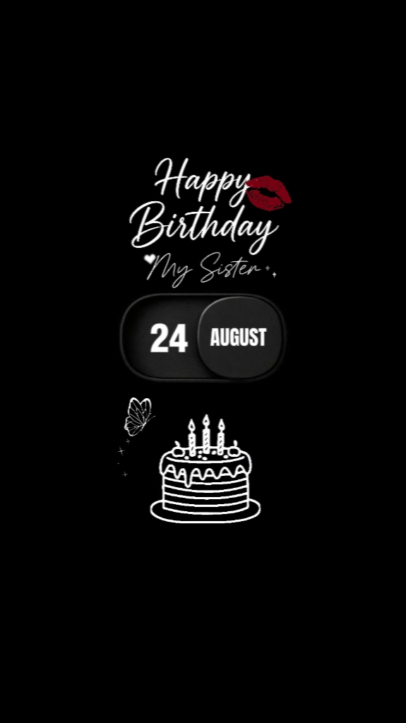 ANIVERSÁRIO IRMÃ 24 DE AGOSTO