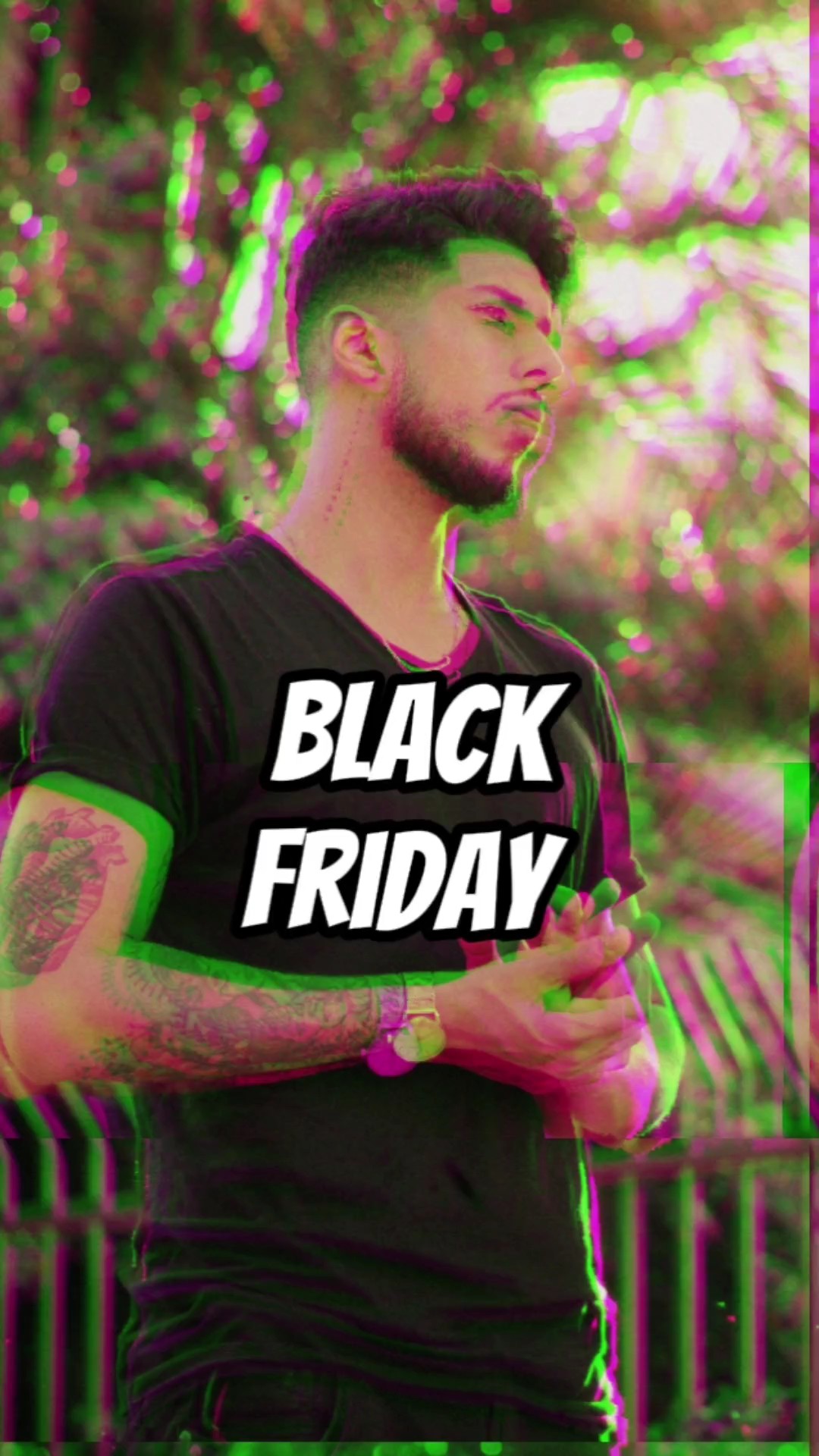 Teksto ng Promosyon ng Men Fashion Black Friday To Speech TikTok Style
