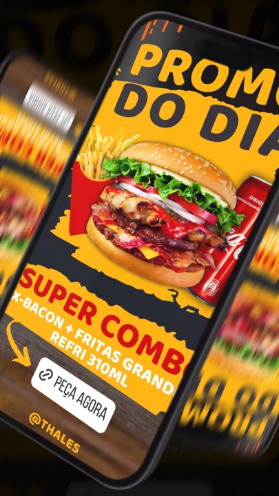 Cartel De Comida De Hamburguesa