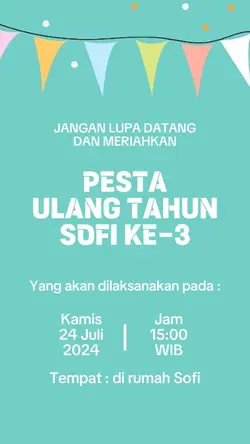 undangan ulang tahun