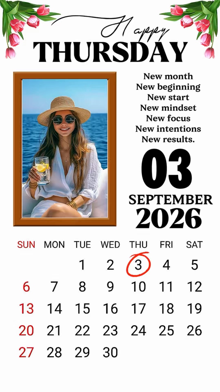 Kamis 3 September 2026