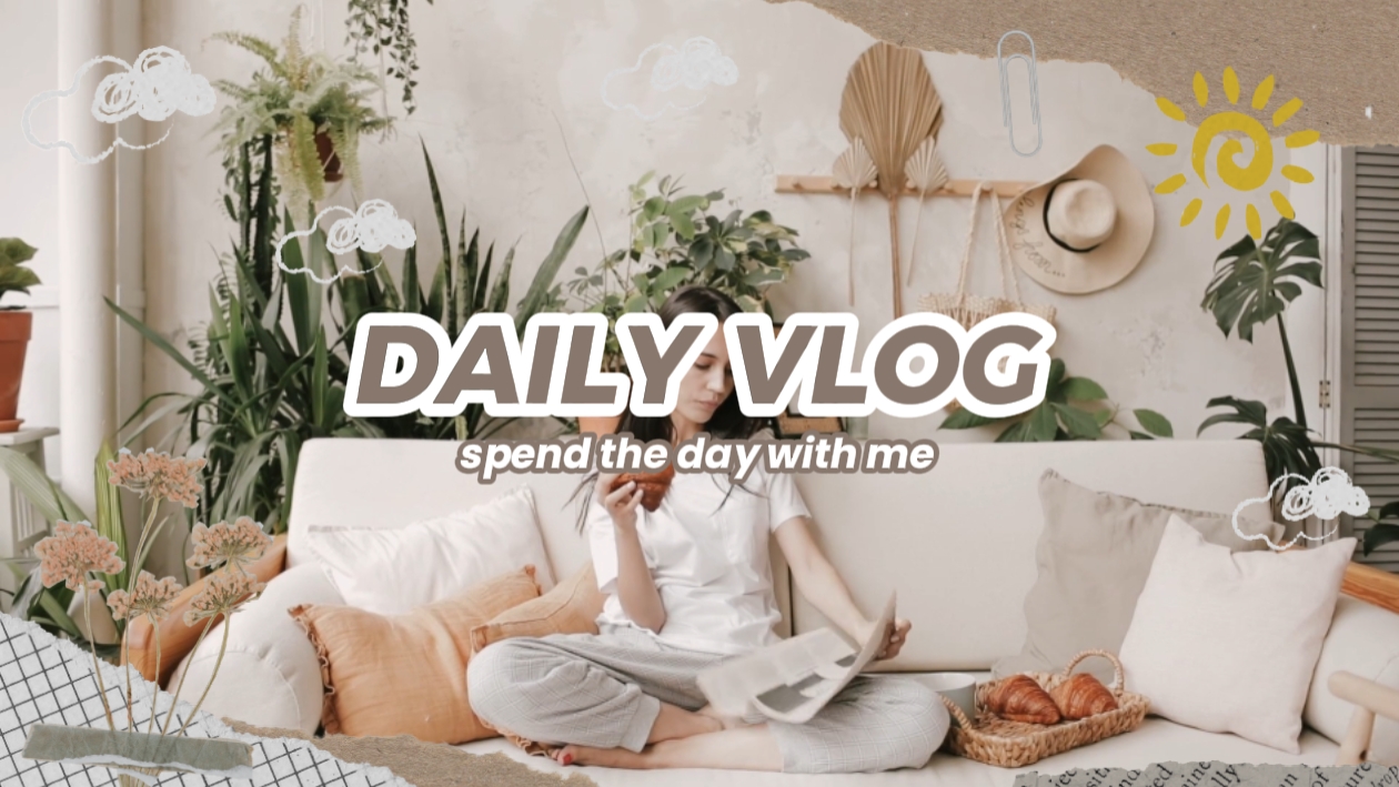 Introdução diária do vlog 