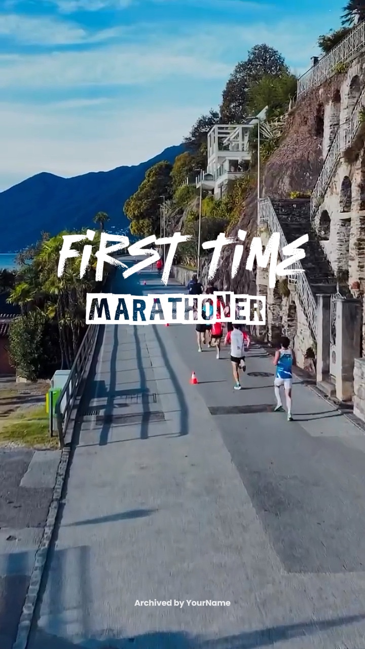 Marathon zum ersten Mal 