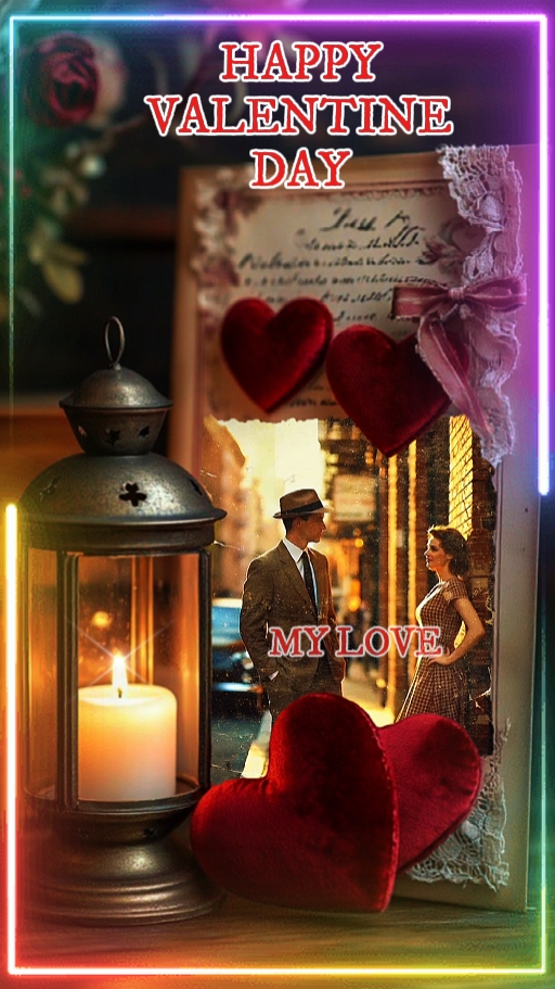 Valentinstag Retro 