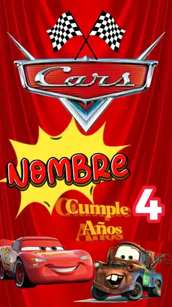 Invitación Cars