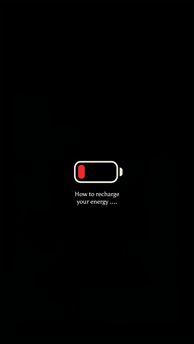 Recharge ang iyong enerhiya