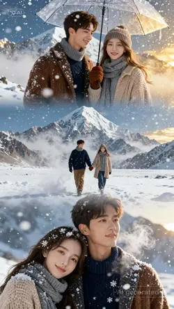 Ghép ảnhtuyết couple