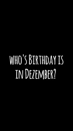 december birthday