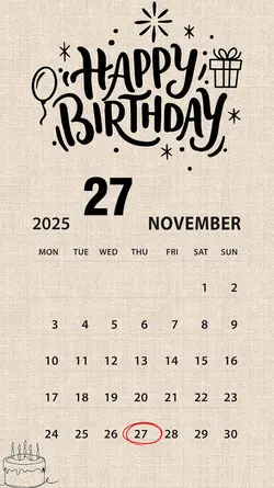 birthday 27 November