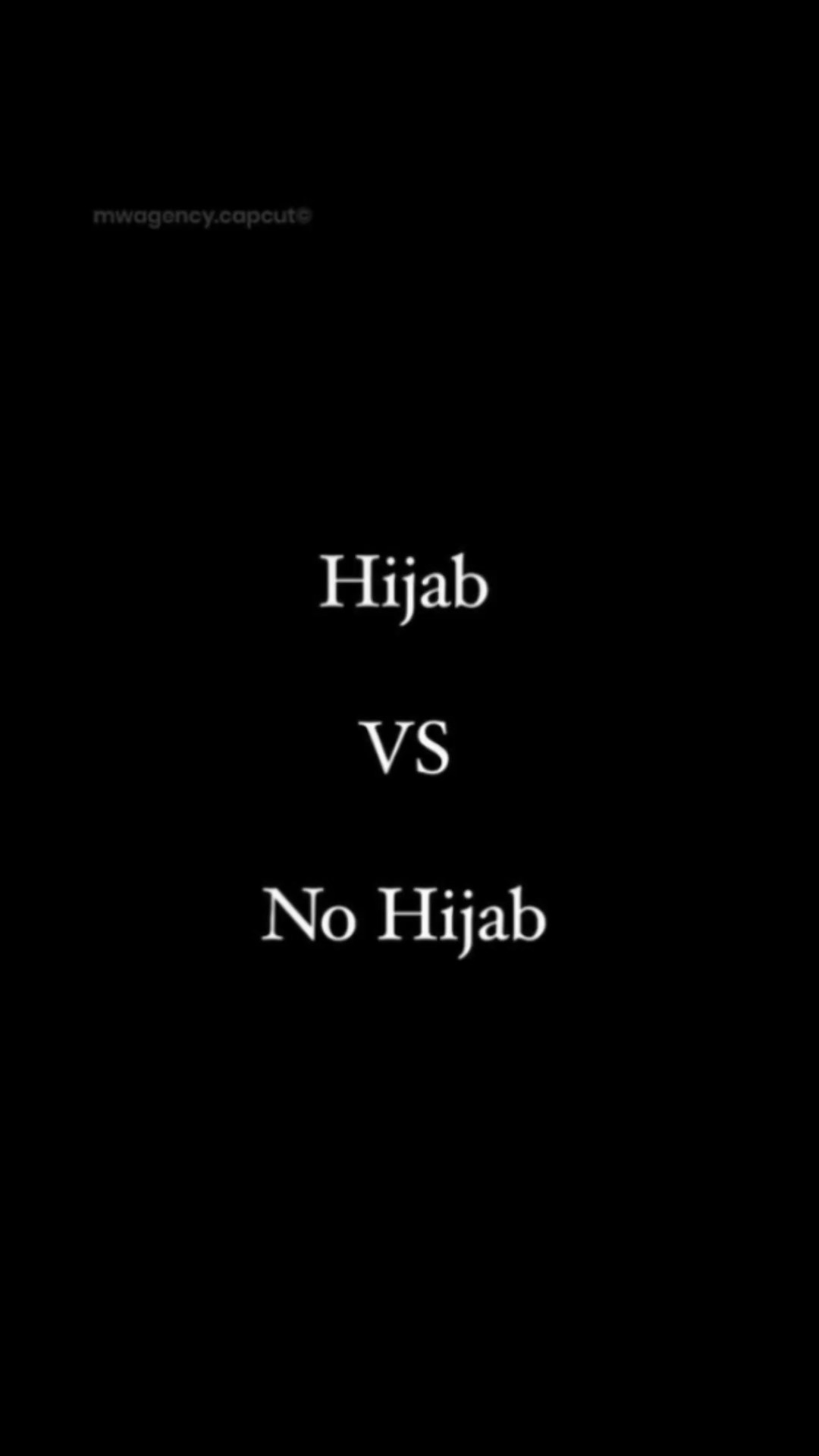 Hijab Vs Tanpa Hijab