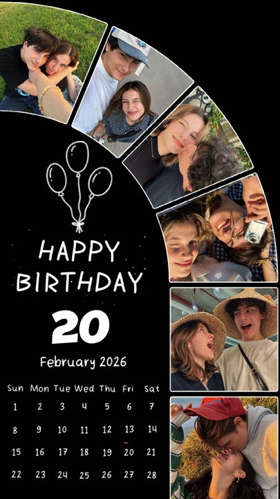 Birthday 20 February