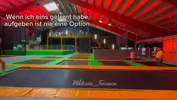 Niemals aufgeben.