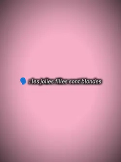 sont blondes