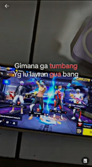 gimana gak tumbang
