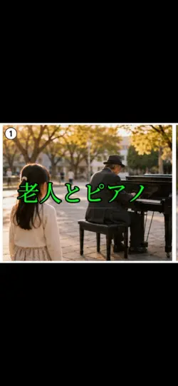 「老人とピアノ」