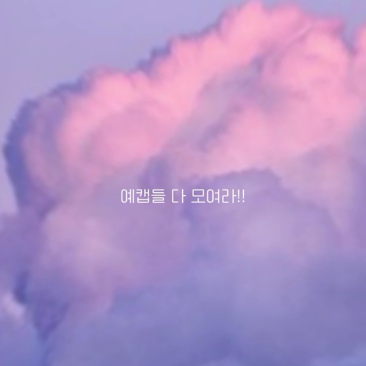 예캡들 모여!