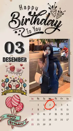 03 Desember Brithday