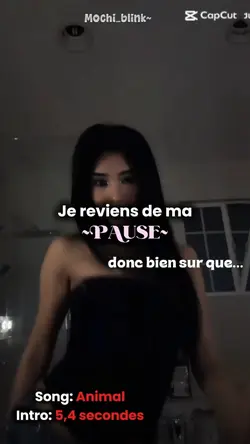 Je suis de retour!