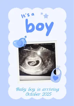 baby boy arriving 
