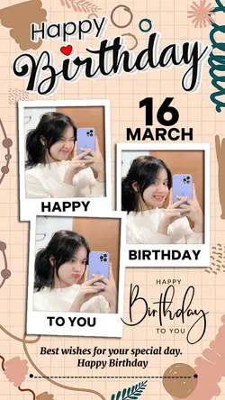 16 MARCH BIRTHDAY