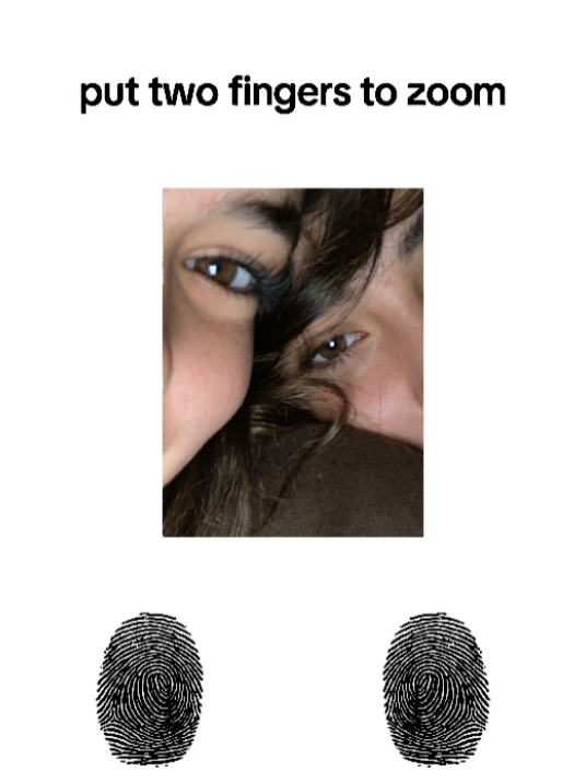 put your finger here