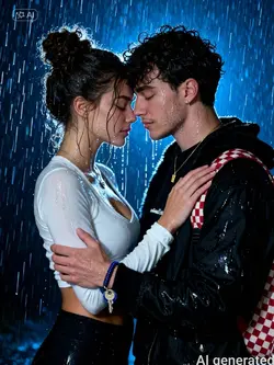 Rain photoshoot