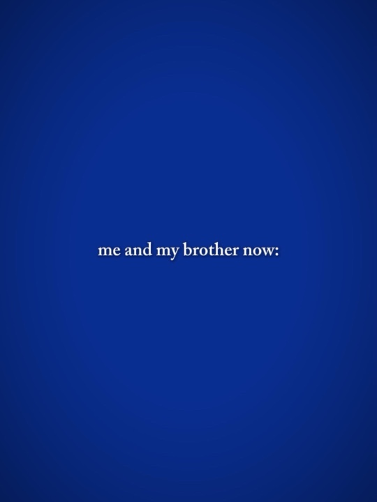 Mi hermano y yo