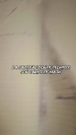 Le cahier de math