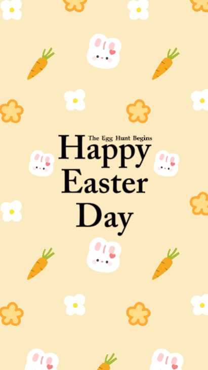 Plantilla del Día de Pascua 