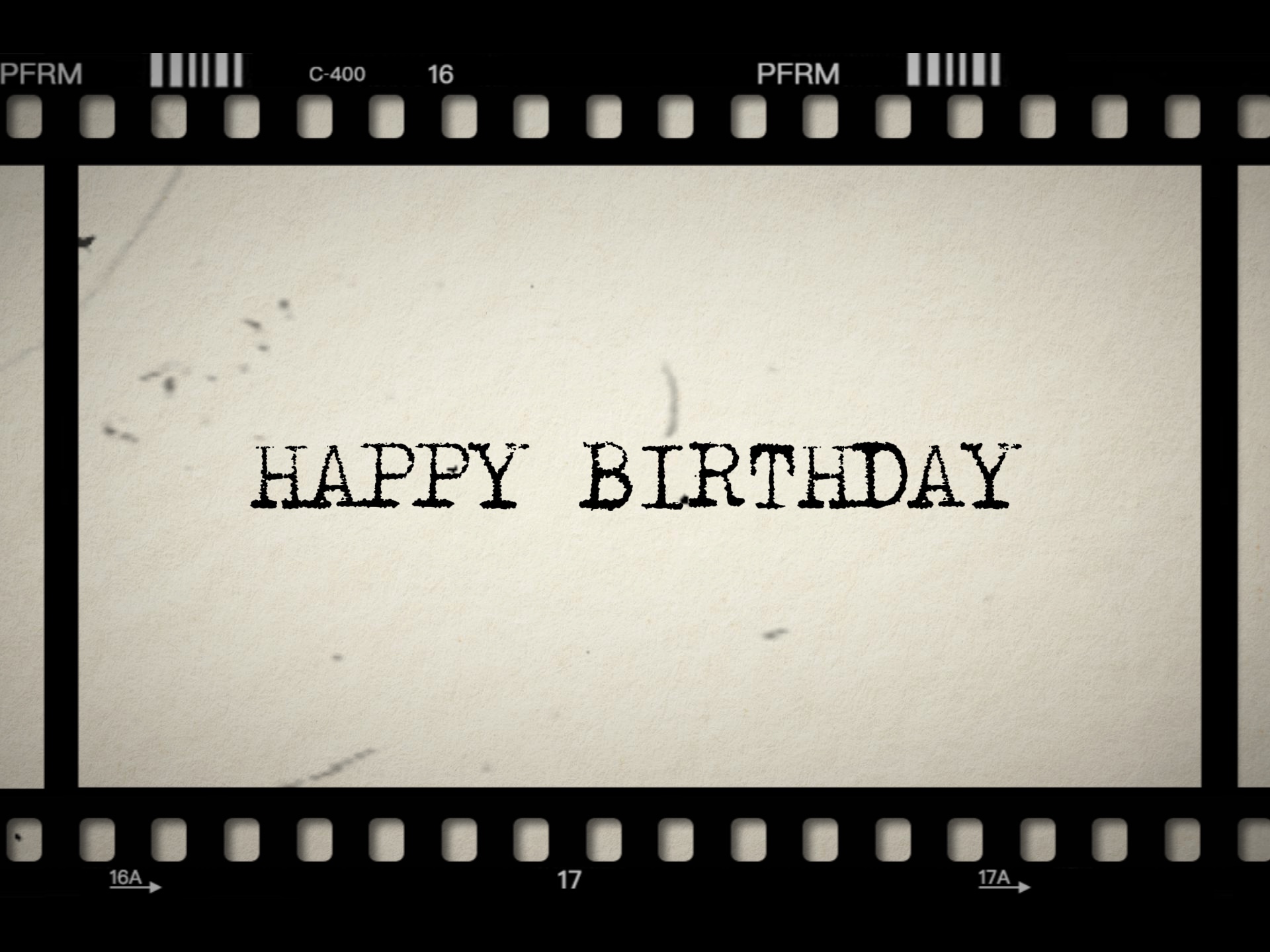 anniversaire de film rétro