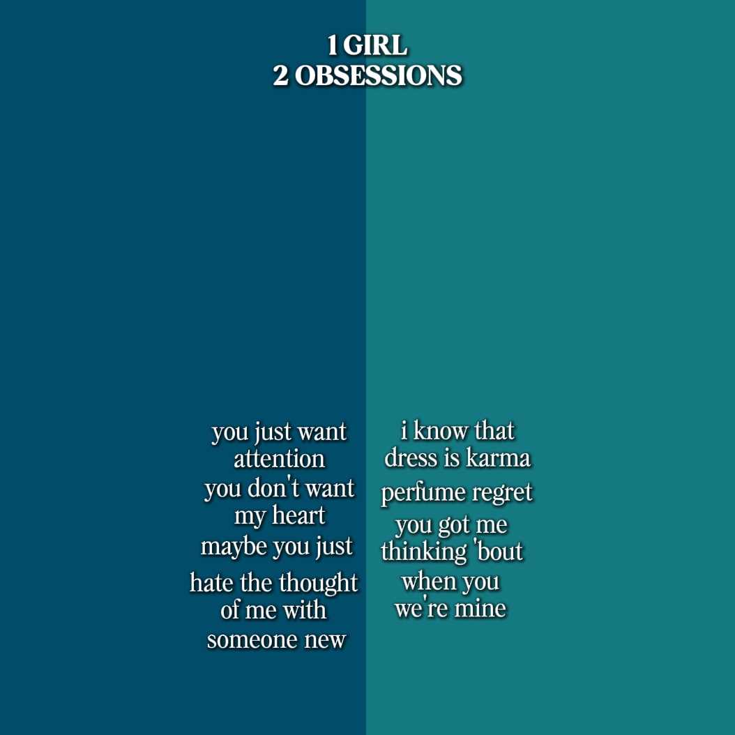 1girl 2obsessions 