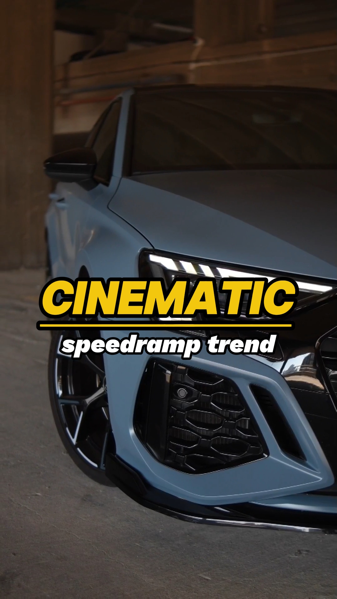 Cinematic speedramp