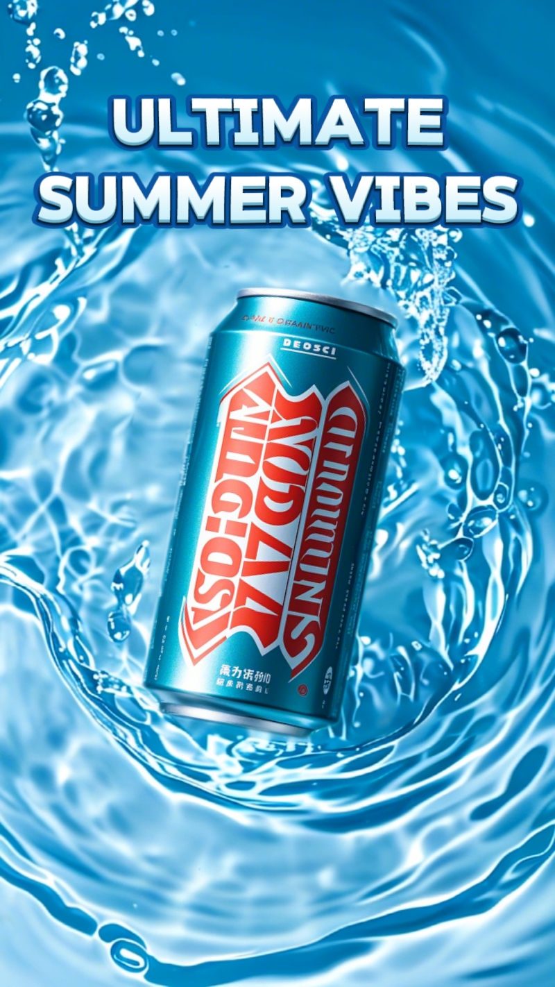Dynamic Sports Energy Drink Promotion Template