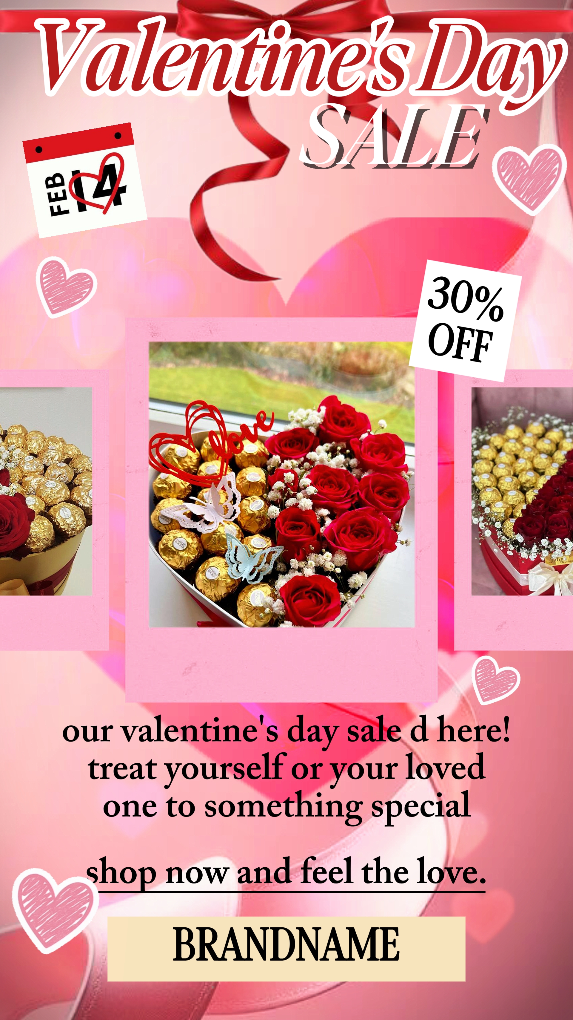 Venta del Día de San Valentín