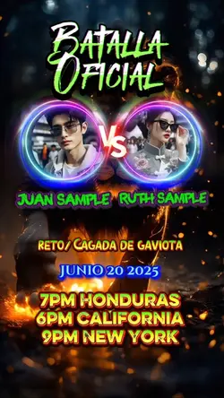 Flyer batalla Oficia